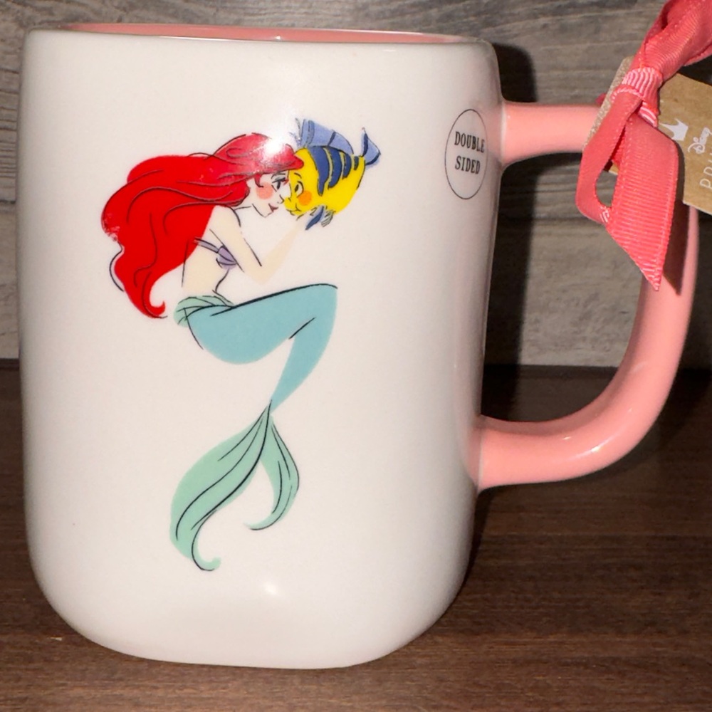 Super Cute 🥰 Princess Ariel Little Mermaid Find Your Voice Mug by Rae Dunn - NEW